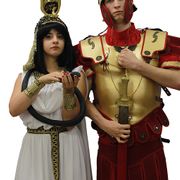 Costume Cléopâtre et Jules César